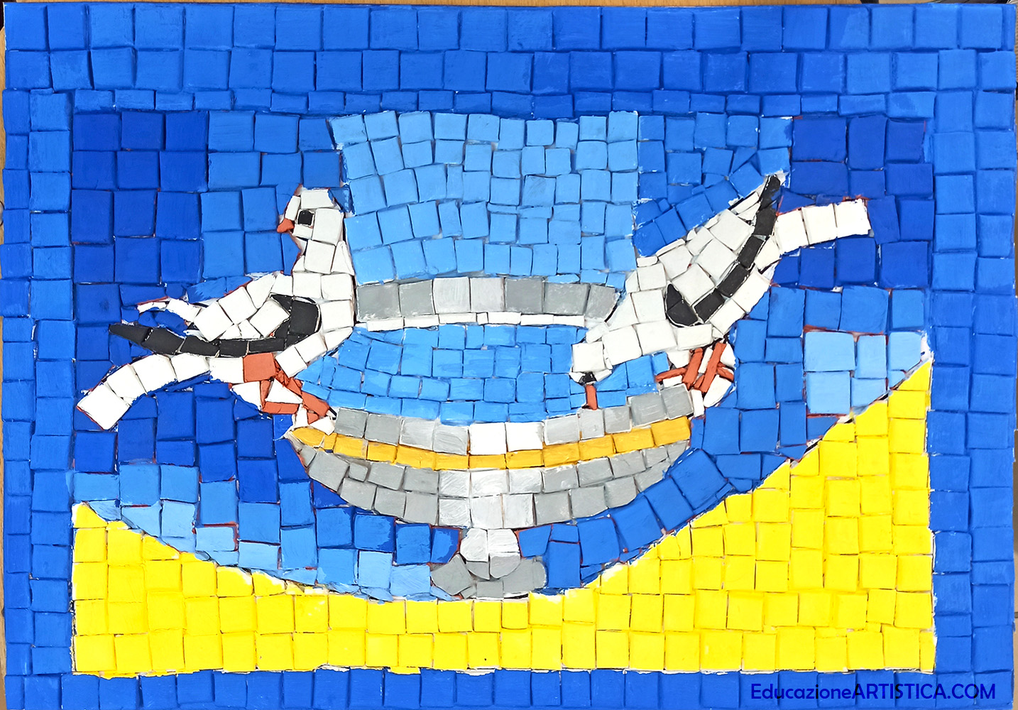 Mosaico con tre tecniche. - Educazione Artistica .COM